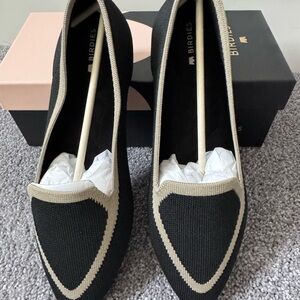Birdies Black and Cream Flats